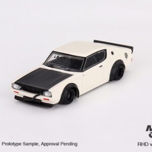 NISSAN SKYLINE KENMERI LIBERTY WALK WHITE 1973