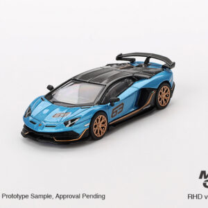 LAMBORGHINI AVENTADOR SVJ 63 BLU AEGIR 2023
