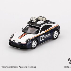 PORSCHE 911 (992) DAKAR RALLYE DESIGN PACKAGE WHITE/GENTIAN BLUE METALLIC 2023